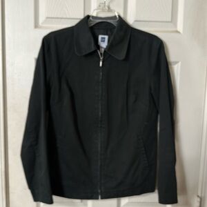 Gap Black zip up jacket size M